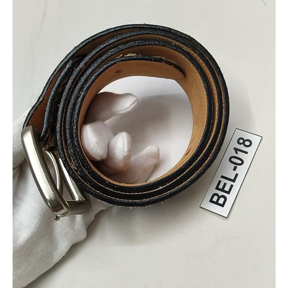 Tony Lama Multicolor Leather Silvertone Buckle Men Belt -Made in USA - Size 34 - Picture 5 of 16